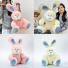 Plush Bunny Toy With Pp Cotton Filling For Girls Bedroom Decor Gift