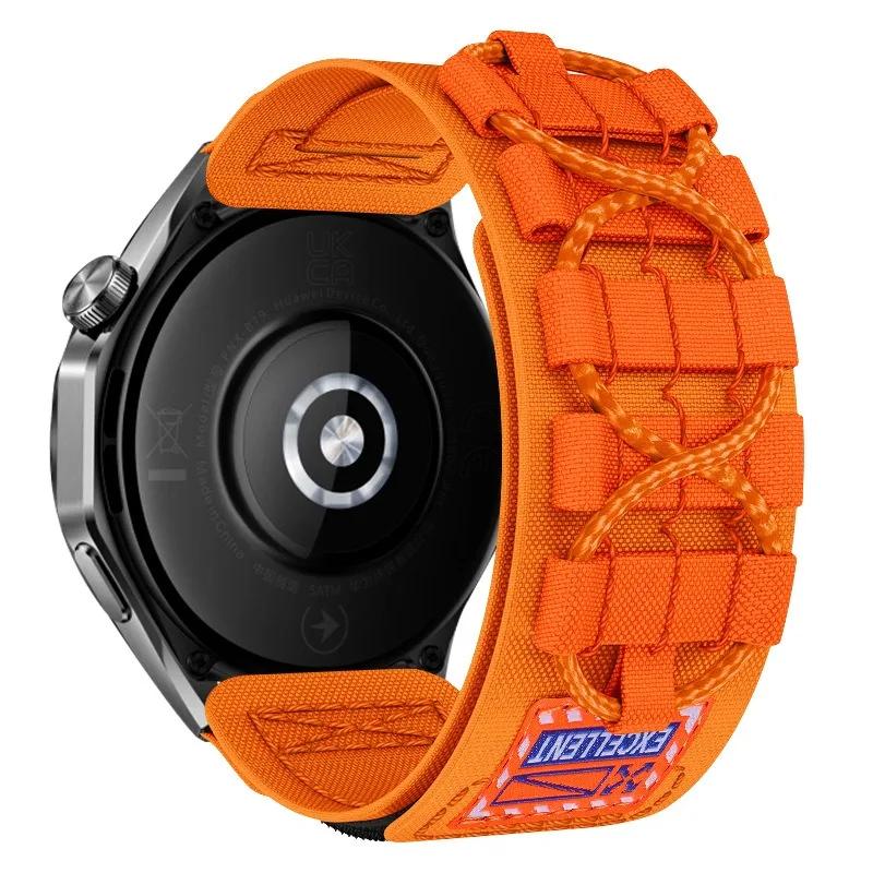 Bracelet en Nylon 20 22mm Pour Huawei Watch 4Pro GT4 46mm Bracelet Pour Samsung Galaxy Watch 7 6 5 4 40 44mm Pour Amazfit Balance GTR 4 47mm