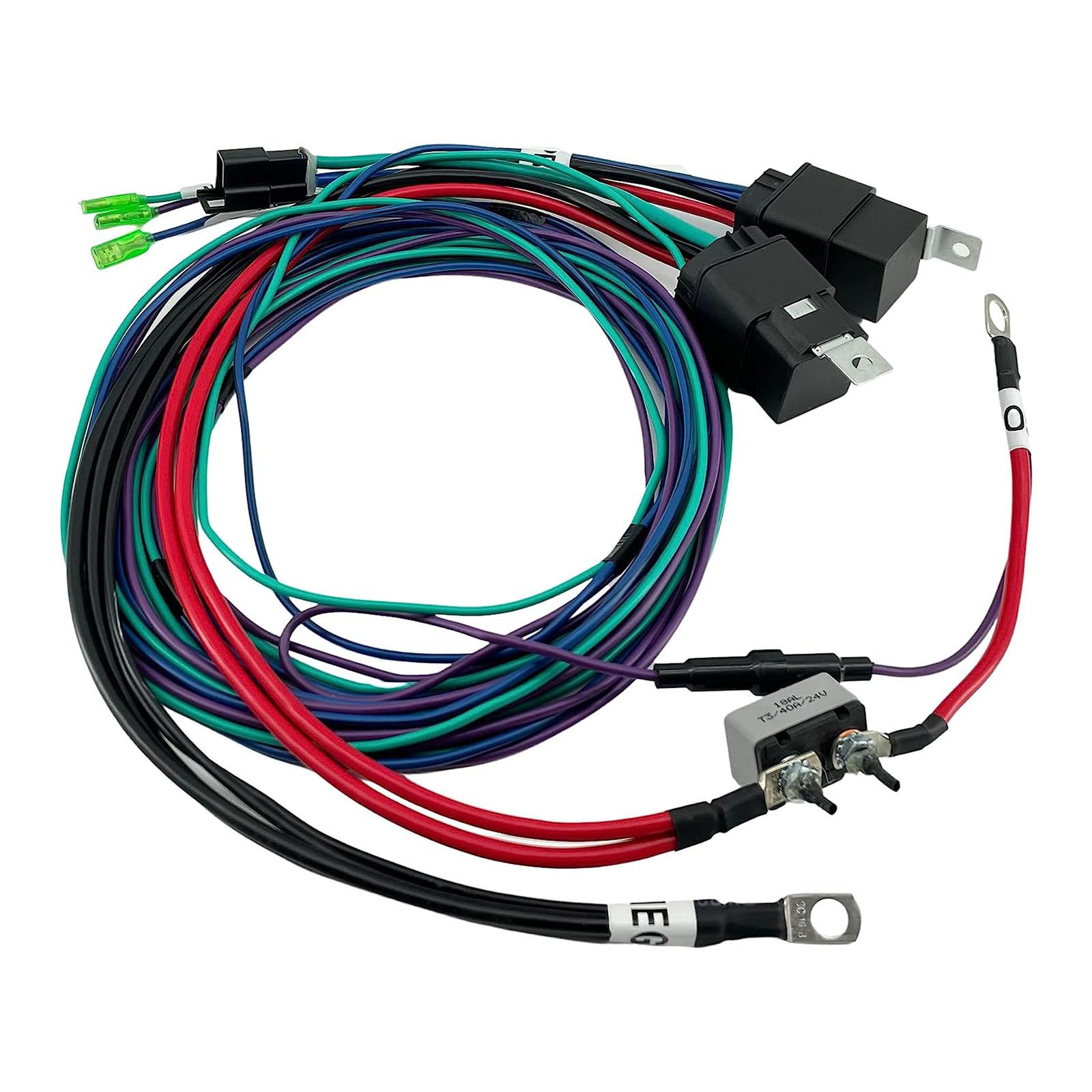 

Professional CMC/TH 7014G Wiring Harness Jack Plate & Tilt Trim Unit Boating Hardware Cables Qucik Connections Durable