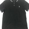 Polo Ralph Lauren Solid Color Short Sleeve Button T-Shirt Men Tops Black 710766488-004