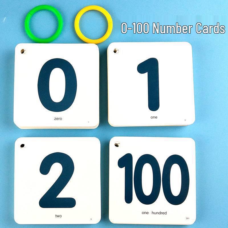 Early Education Number Recognition Cards for Toddlers: Kindergarten Learning Aid (10 Cards)