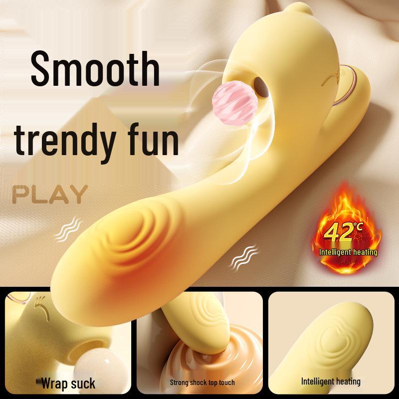 Miji Doudoulong Heated Vibrator with Constant Temperature and Suction for Female Pleasure 120/Box