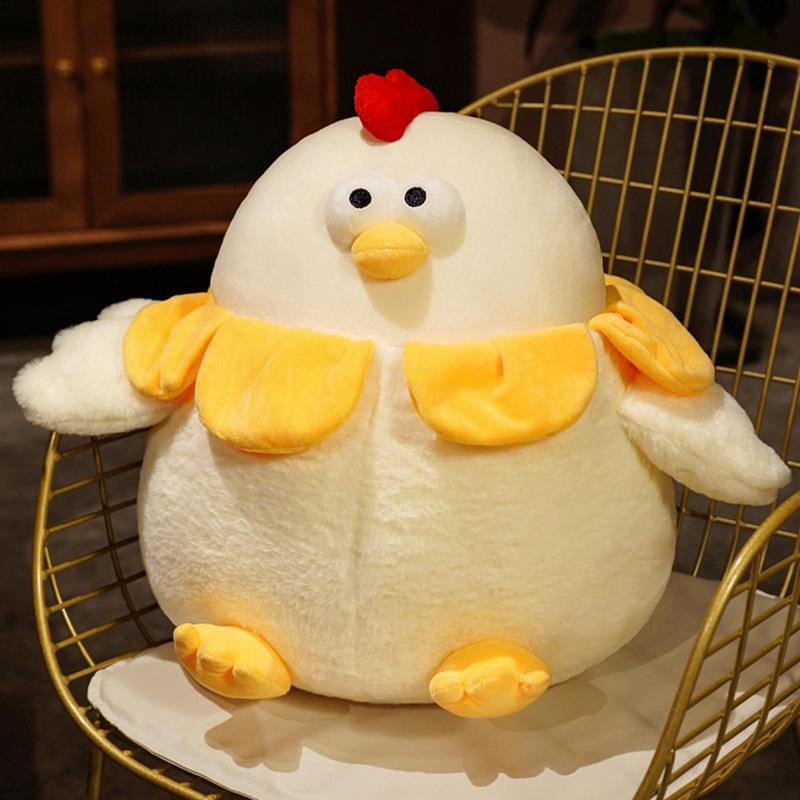 Chicken Plush Soft Plush Chick 1102 Inch Adorable Animal Pillow Cuddly Doll Adorable Toy for Living Room KidsRoom Bedroom Car Sofa