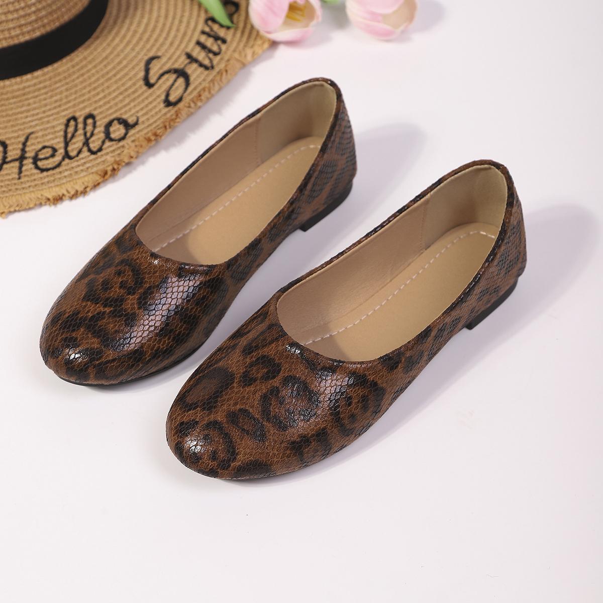 

Fashion Leopard Flats Women Shoes Summer New Fashion Loafers Shoes 2025 Casual Sport Woman Sneakers Walking Shallow Marie Janes Zapatos 42 коричневый