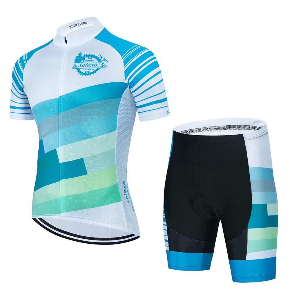 2026 Summer Breathable Cycling Suit Set Ropa Ciclismo Hombre Summer Men Short Sleeve Cycling Jersey Set Triathlon Bib Shorts Suit Bike Uniform
