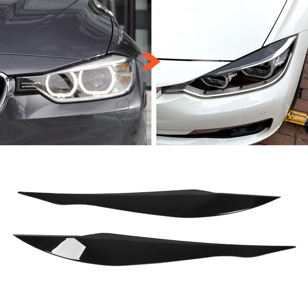 1 para nakładki na reflektory ABS zamiennik powieki pojazdu do serii 3 F30 F31 2012-2018