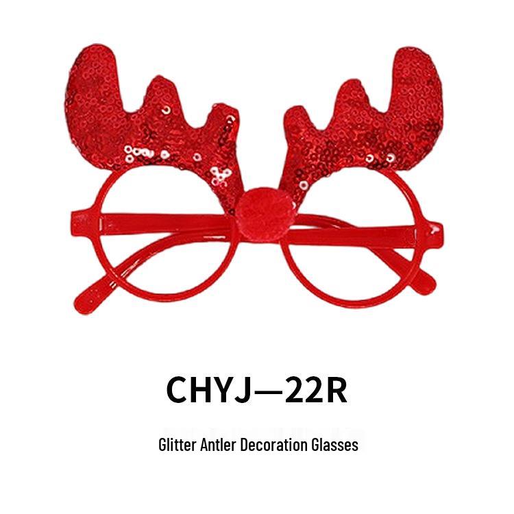 Kreative Weihnachtsbrillen - Weihnachtsmann, Schneemann, Geweih für Erwachsene & Kinder