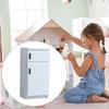 1/12 Dollhouse Kitchen Fridge Freezer Mini Model Furniture Ornaments