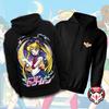 Sailor Moon Huvtröjor Herr Dam Casual Lös Överdimensionerad Tröja Fleece Varm Klädsel Streetwear Harajuku Kvinna Man Träningsdräkt