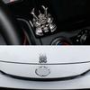 3D Autoaufkleber Premium Krieger Metall Auto Seitenkotflügel Heckklappe Totenkopf Emblem Abzeichen Aufkleber für jedes Fahrzeug LKW Auto Motorrad Wohnmobil