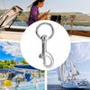 4PCS Swivel Eye Bolt Snap Hook 316 Stainless Steel Marine Grade Scuba Diving Clip for Ship 5#