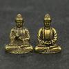 1 Pcs Mini Exquisite Pure Copper Trumpet Home Sakyamuni Car Decoration Bronze Statue of Buddha Home and Office Decorations