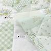 0.5m/1m/2m French Floral Quilted With Cotton Fabric for Quilts, Blanket Storage Bags Winter JacketsHandmade DIY Sewing Fabrics