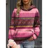 Women's Hoodie Sweatshirt Casual Fashion New Digital Printing Love Stripe Casual Street Style  Autumn Winter Tops