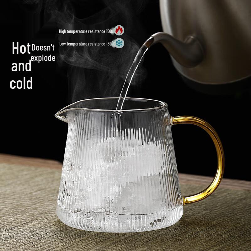 Heat-Resistant Glass Teapot with Stainless Steel Infuser