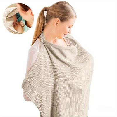 Miminko na kojení Kojící ručník Prodyšný potah na kojení Víceúčelový nastavitelný potah na zástěru na kojení