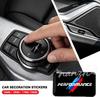 Car Steering Wheel Hub Stickers For All BMW E46 E39 E38 E90 E60 E36 F30 X1 X3 X5 M Logo Center Emblem Badge Sticker DIY Sticker xksh32