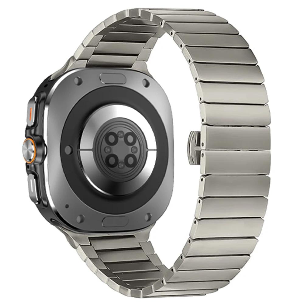 Titanium Band for Samsung Galaxy Watch 8 Classic 46mm 8 44mm 40mm Luxury Bracelet for Galaxy Ultra 2025 2024 Watchband Strap