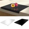 Acrylic Cutting Board with Counter Lip 16x12 Inch Non-Slip Clear Kitchen Chopping Boards for Countertop Protector Apartment Essentials