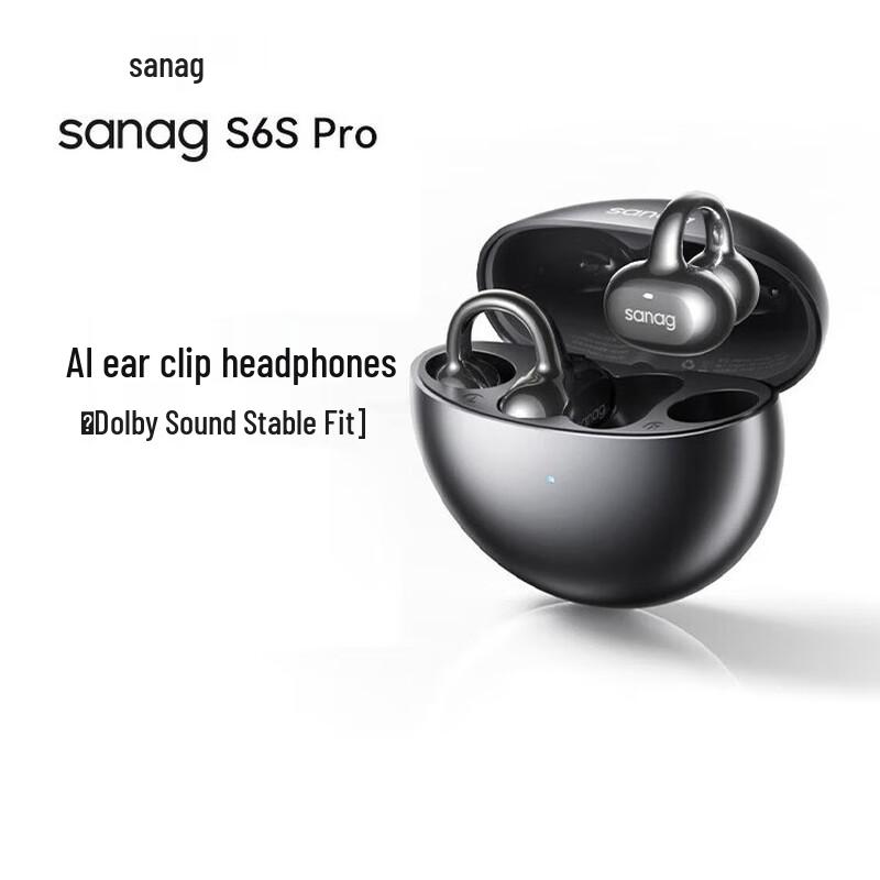

SANAG S6S Pro Open-Ear Clip Bluetooth Headphones