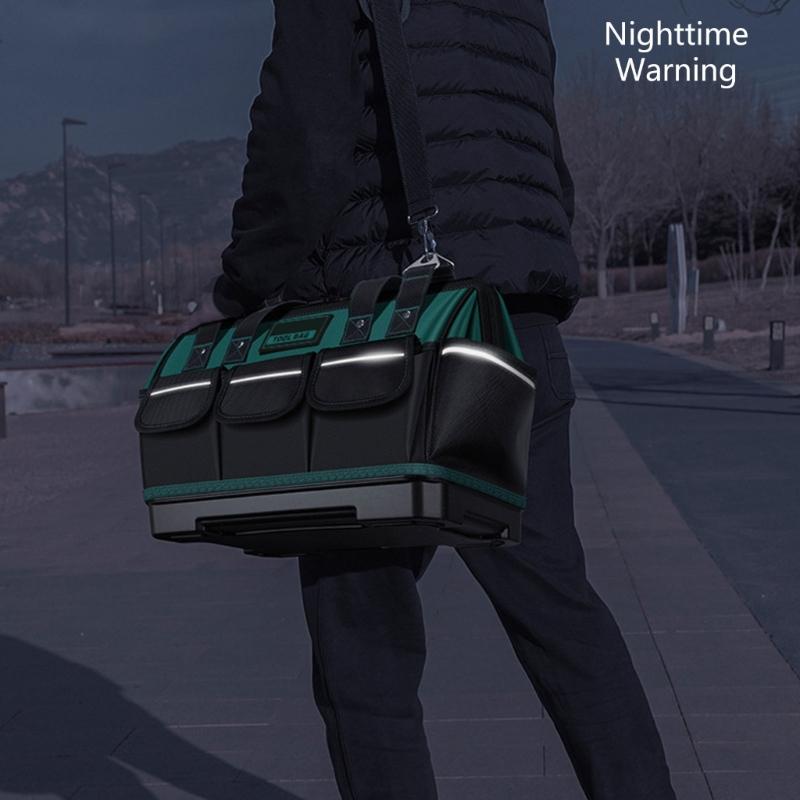 Industrial Tool Storage Bag Carrying Pouch Oversized Waterproof Design With Reinforced Handle For Mechanics And DIYers
