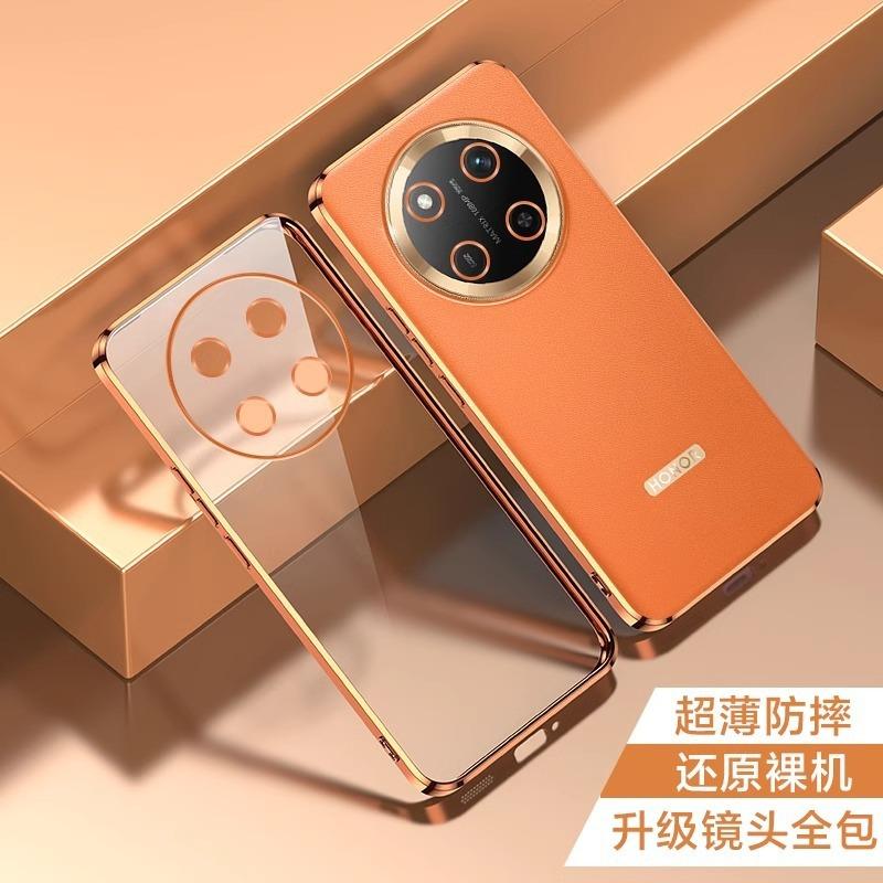 [Electroplating Soft Case] Applicable To Honor X11 Mobile Phone Case New Pro Ultra-thin Transparent Silicone Anti-drop  Case Male