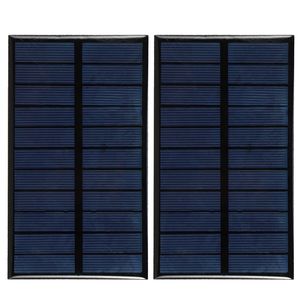 2 Stück Mini Polysilizium Solarpanel DIY Batterieladegerät Solarenergie Ladegerät Panel 1.6W 5.5V