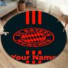 Bayern Munich Fan Gear Custom Name Round Area Rug Carpet Rug For Living Room Bedroom Sofa Playroom Decor Nonslip Floor Mat