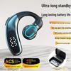 F80 Bluetooth Earphones: Over-Ear, Air Conduction, Single-Ear with Digital Display
