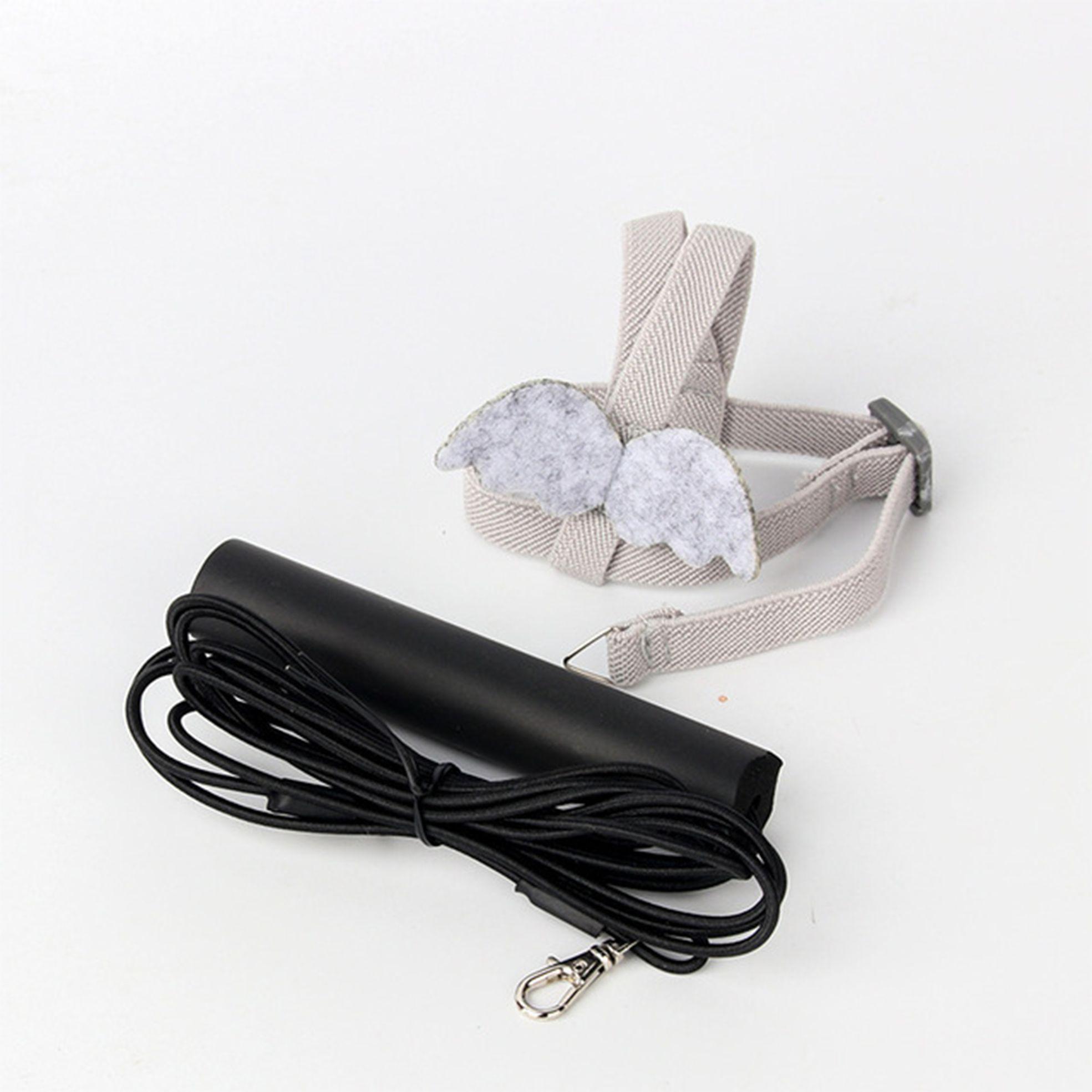 

Середні Птахи Мотузка з Мотузкою для Тренування Польоту Крилами Покусана Птахом Тягова Шлейка для Птахів Нейлонова Шлейка для Птахів 1PC-gray