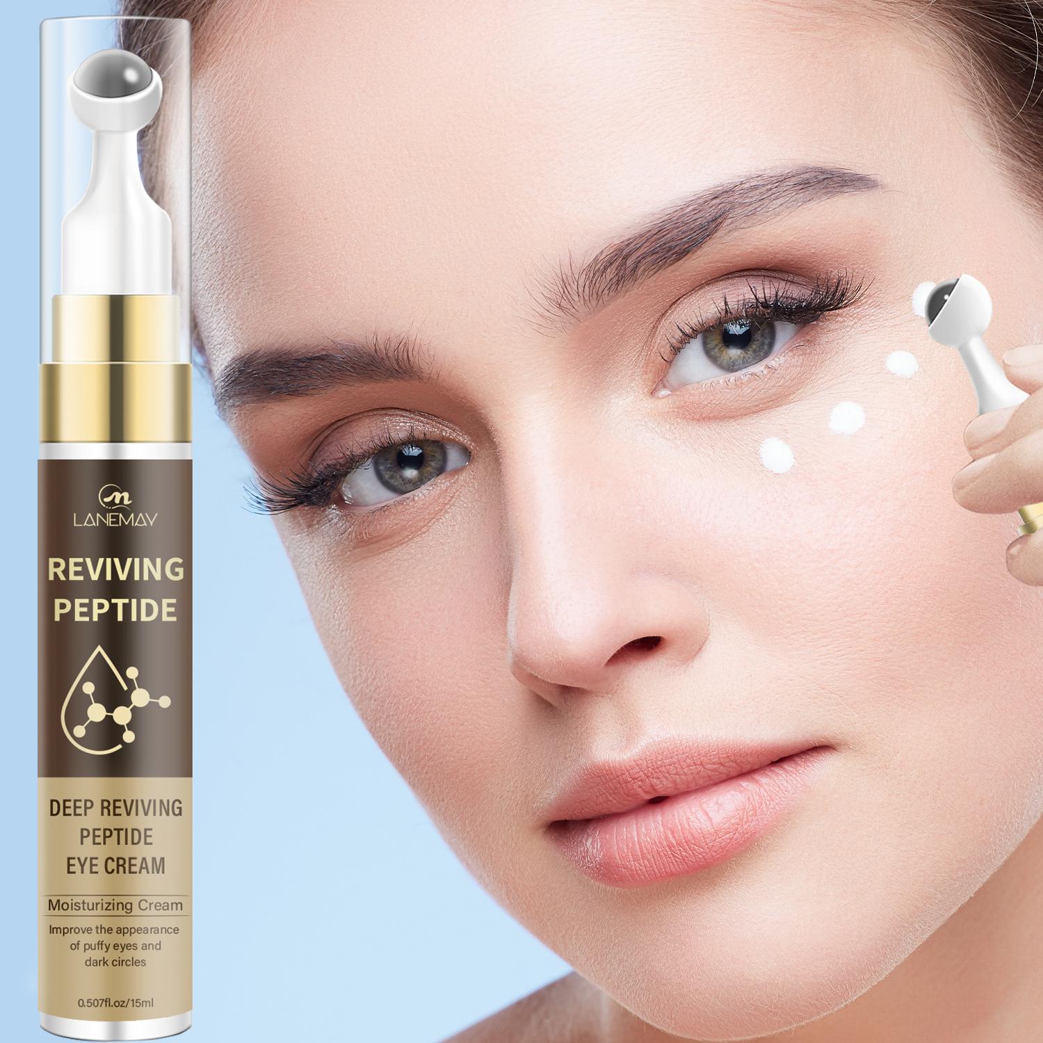 

Deep Reviving Peptide Eye Cream-Improve The Appearance Of Puffy Eyes And Dark Circles-Suitable For All Skin Types, 15ml