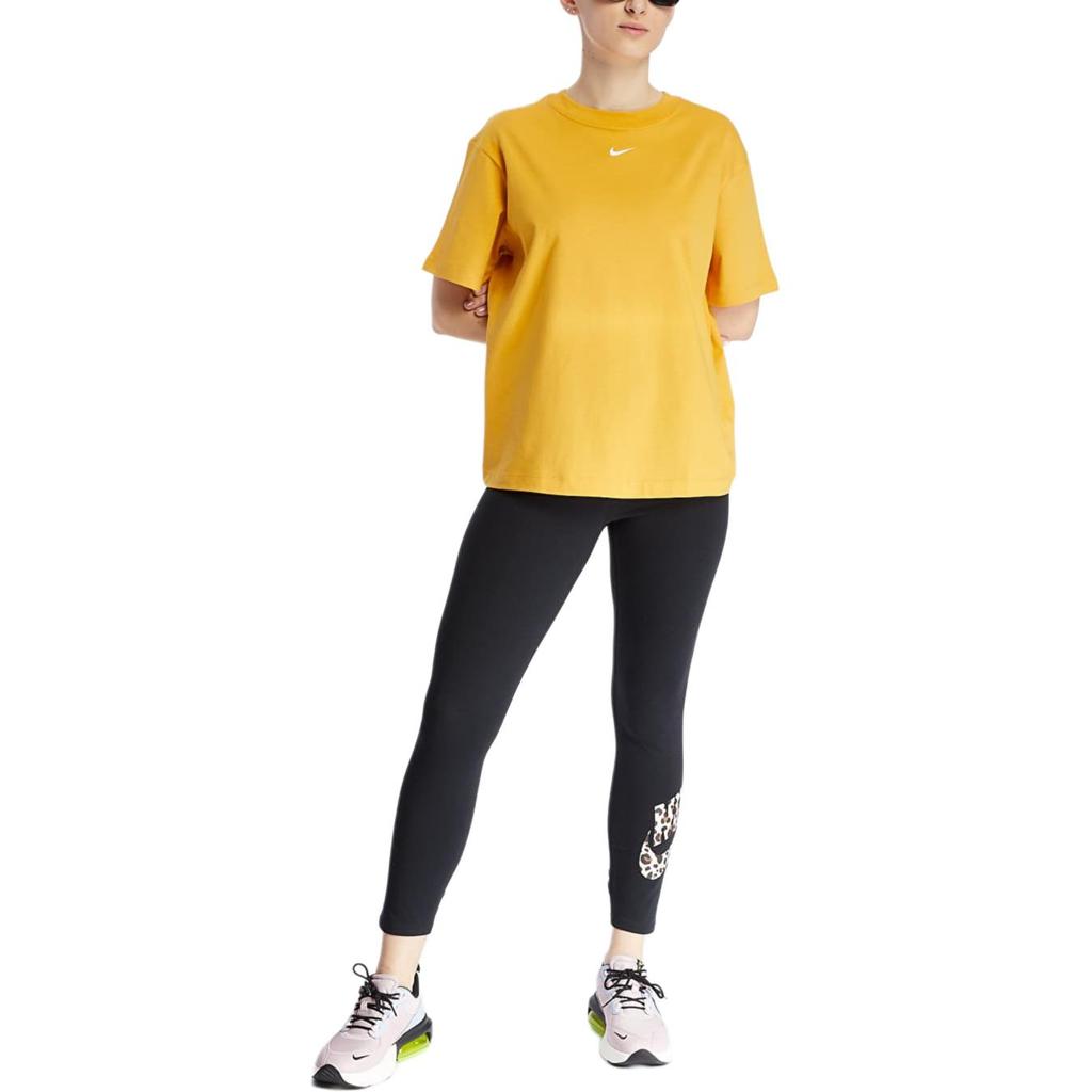 Nike Drop Shoulder Sleeve T Shirt Women's Dopamine Dressing Egg Yellow CT2587-213