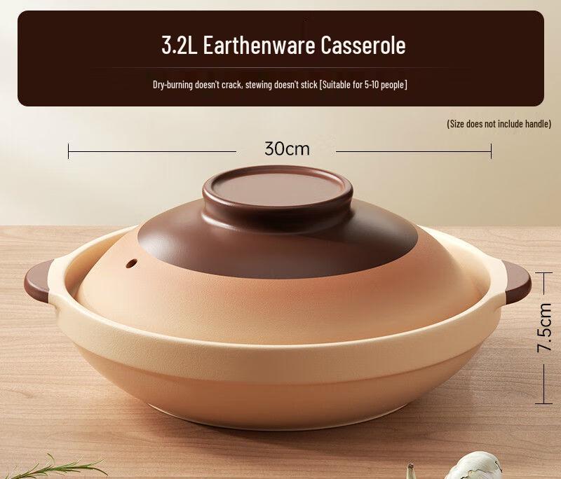 Naijiang Traditional Ceramic Stew Pot