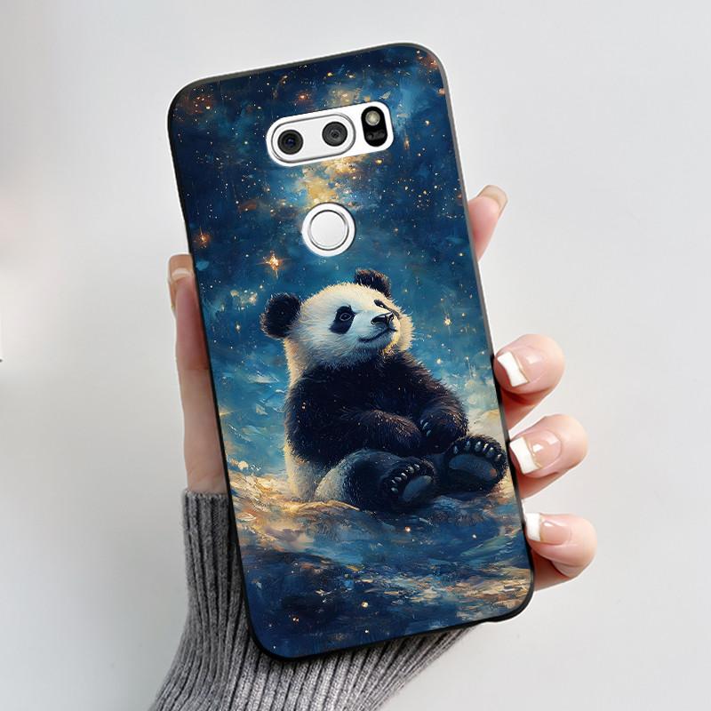 Cute Case For LG V30 V30+ Plus Funda LG V30s ThinQ Capa LG V35 ThinQ Printing Shell Protective Cover Soft Silicone Cartoon Cases