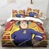 3D Cartoon Fireman Sam Toys Duvet Cover Set Comfortable and Warm Bedding Set for Decorating Your Bedroom and Enhancing Home Life