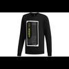 Neo Sweatshirts Men's Black Crew Neck Moderate Regular DM2186