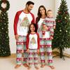 Family Matching Print Sets Pajamas Loungewear Outfits Family Matching Long Sleeve Tops+Pants Set