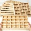 Wooden Jewelry Storage Trays Earrings Ring Necklace Jewelry Organizers Holders Glasses Wood Display Stands Store Decoration