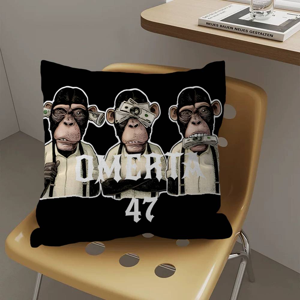 Rapper OOmerta Cushion Cover Pillow Cover Decor Pillowcase Printed Cushion Case For Couch