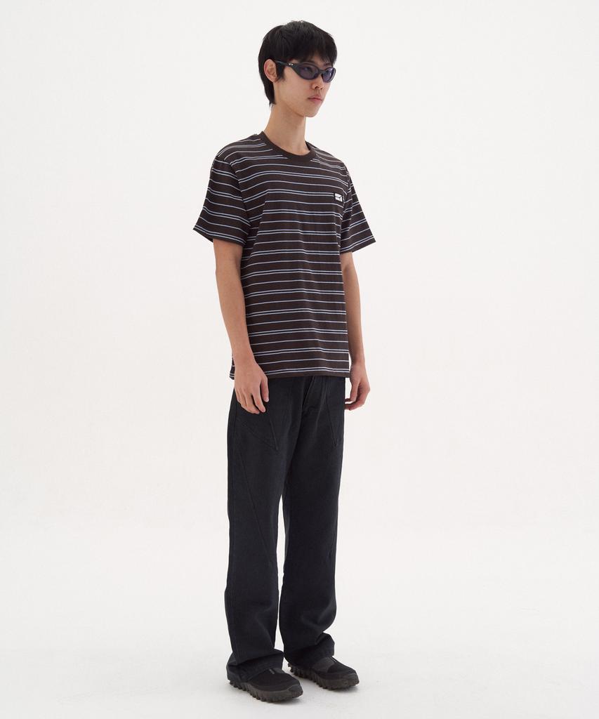Haipaisaundeulepeoleonseu Striped T-Shirt, Black