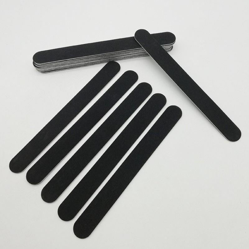 Professional Double-Sided Nail Files - Black Scrub Sheets for Manicure & Pedicure, Nail Polishing Tools, for Home & Salon Use.