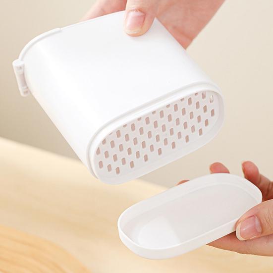 Spoon Storage Box Kitchen Cutlery Organizer Bottom Design Easy to Dust-Proof Cover Hollow Clean Spoon