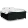 VidaXL Bed Slat Base with Mattress Black 200x200 Cm Fabric 3285500