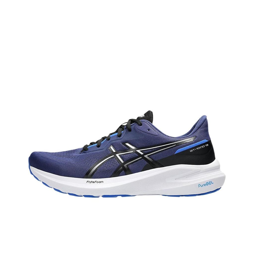 Asics GT-1000 13 Chaussures de sport lifestyle basses confortables et durables pour hommes Bleu Blanc 1011B858-402