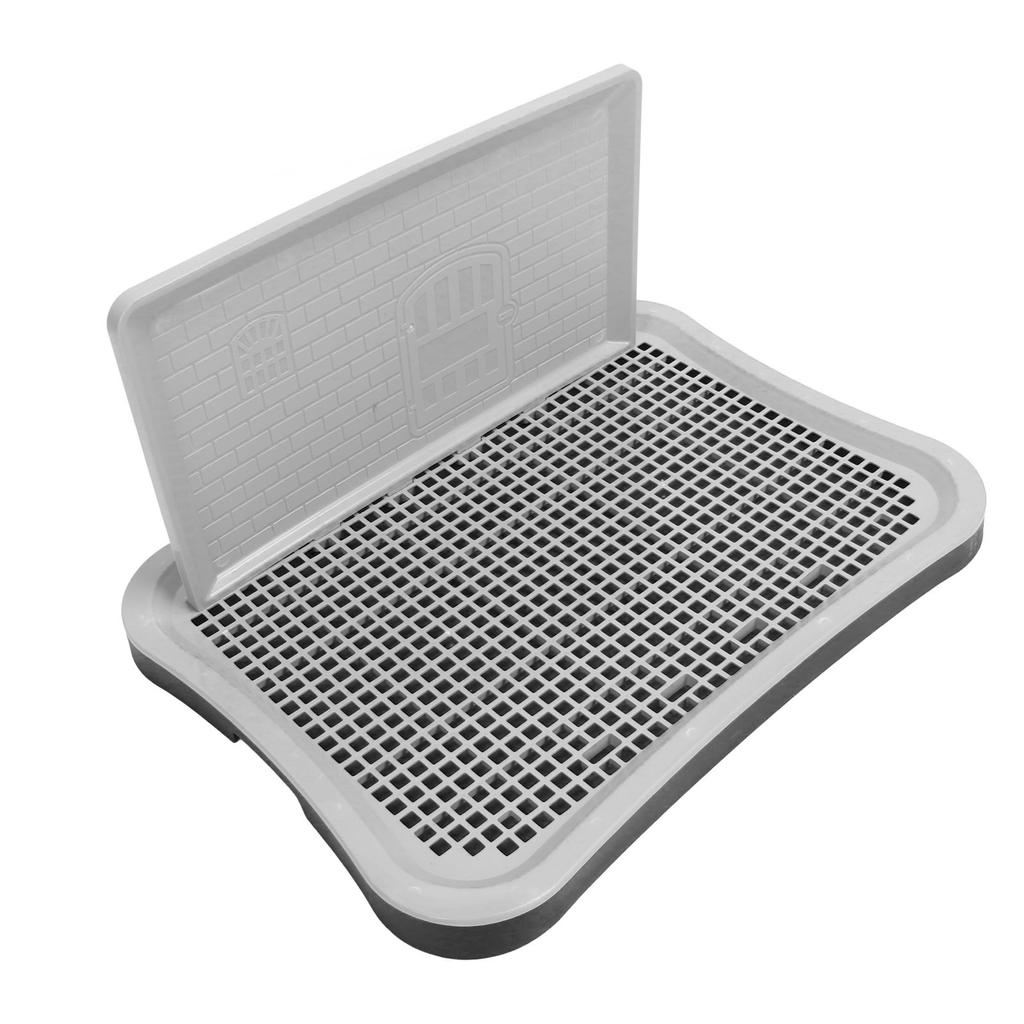 Dog Training Toilet with Wall Column Removable Portable Puppy Mesh Training Potty for Large Small Medium Pets