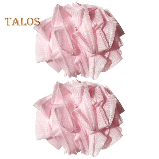 

1/2 шт. 2-в-1, шариковое полотенце, мочалка с застежкой на шнурке для мыла, мягкая отшелушивающая сетка, губка для душа, инструмент для ухода за кожей, инструмент для купания для женщин и мужчин 2pcs