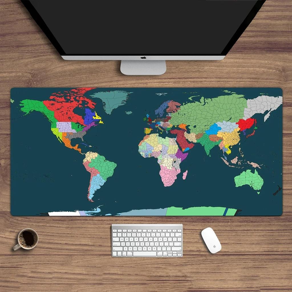 Starověká mapa Středozemě Podložka pod myš Velká plocha XXL Herní Kancelář Stolní počítač Koberec Podložka pod notebook Stůl Kobereček pod klávesnici