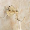 Durable Coat Hook Golden Towel Hook Retro Style Robe Hook  Hanging Accessories