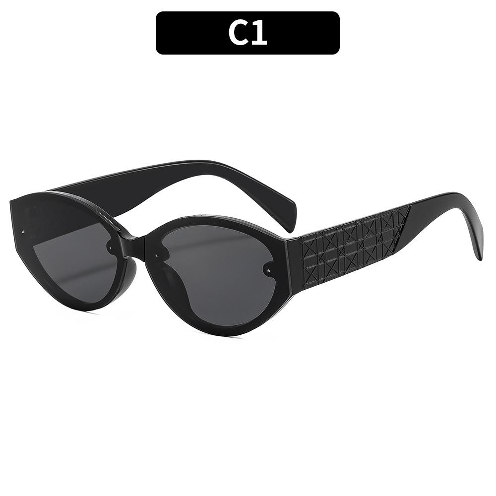 Women s sunglasses - unisex retro oval cat-eye sunglasses
