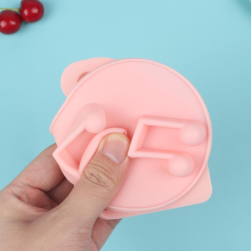 Molde de Silicona con Forma de Nota Musical Herramienta de Horneado de Resina para Cocina Molde de Hielo para Pastel y Chocolate DIY
